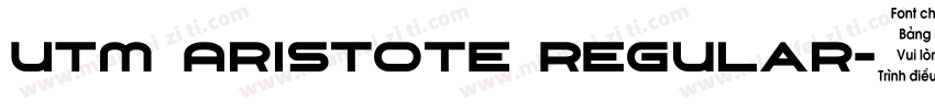 UTM Aristote Regular字体转换